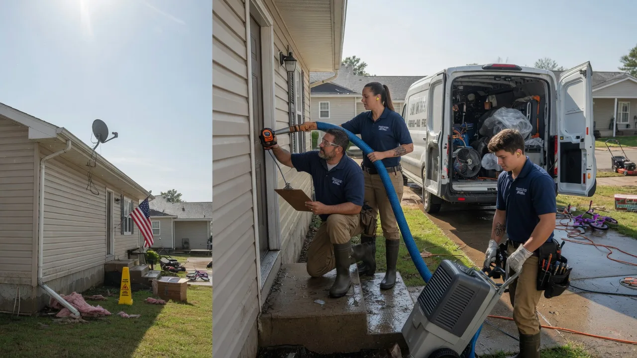 Ceiling Water Damage Restoration in Ransom, KS near me